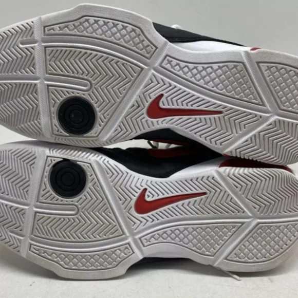 Nike Air Visi Pro Red White & Black Sneakers Size 9 Pre-owned Like New MSRP $119 - Picture 7 of 7